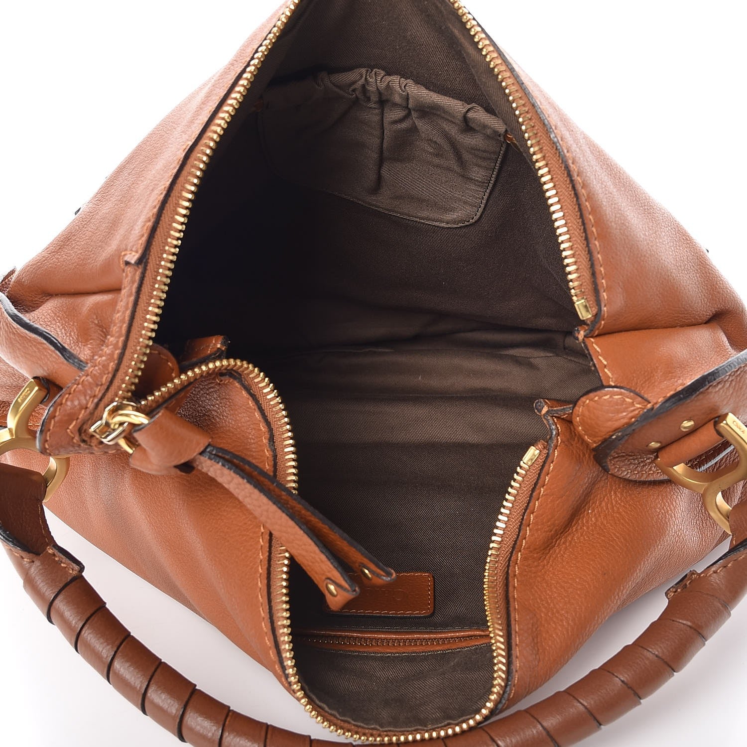 Chloe Calfskin Large Marcie Hobo Tan 5 of 8