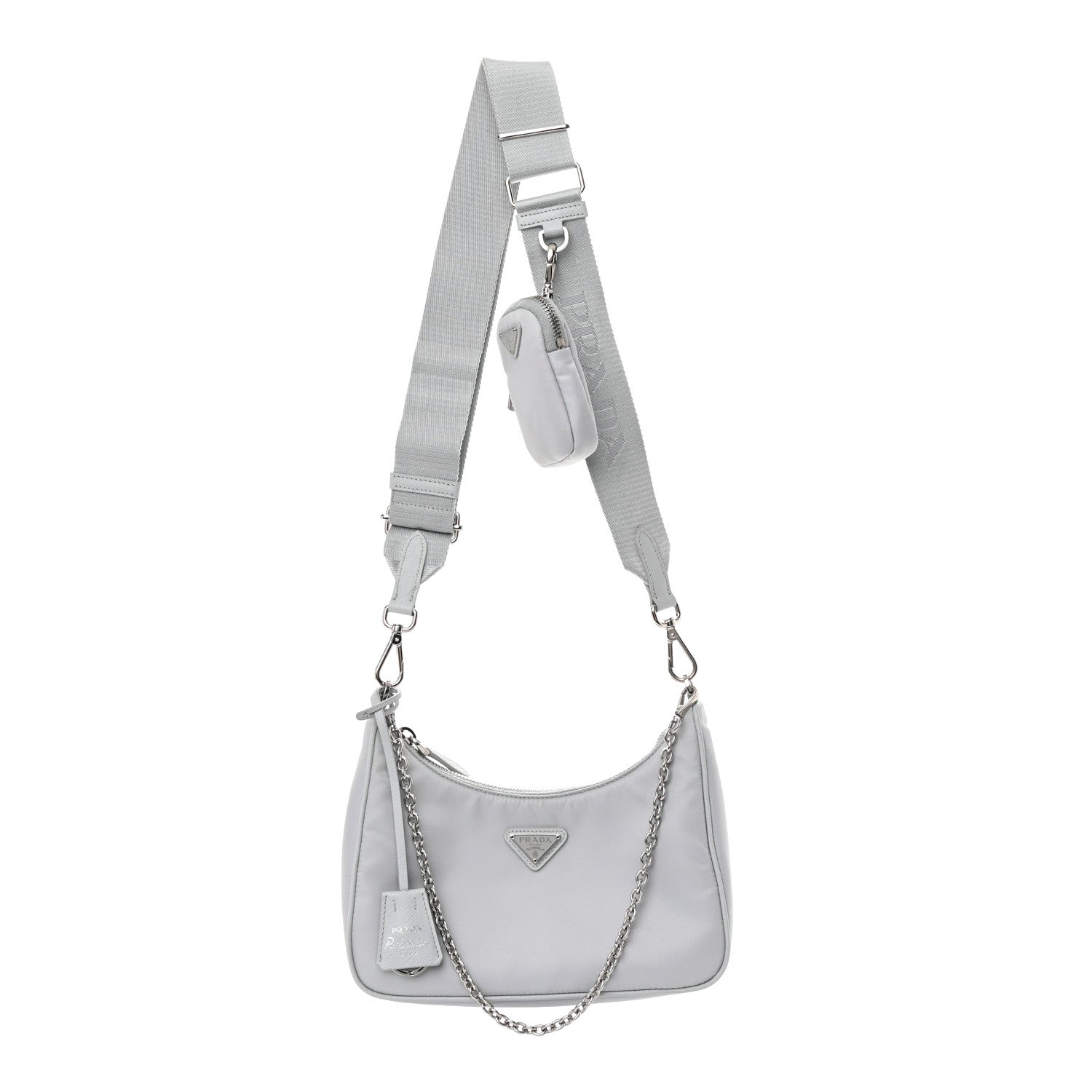 Prada Re-Nylon Saffiano Re-Edition 2005 Shoulder Bag Fiordaliso 1 of 14
