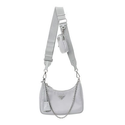 Prada Re-Nylon Saffiano Re-Edition 2005 Shoulder Bag Fiordaliso 1 of 14