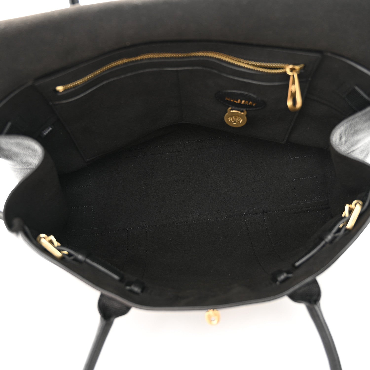 Mulberry Small Classic Grain Bayswater Black 5 of 11