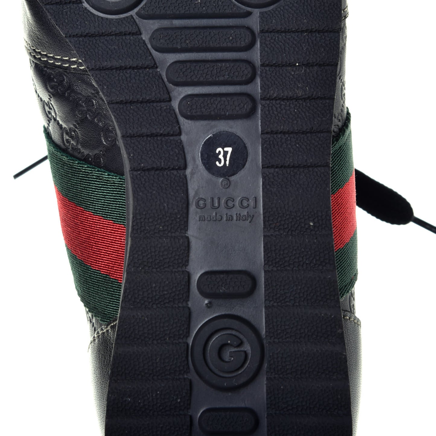 Microguccissima Web Sneakers 37 Black