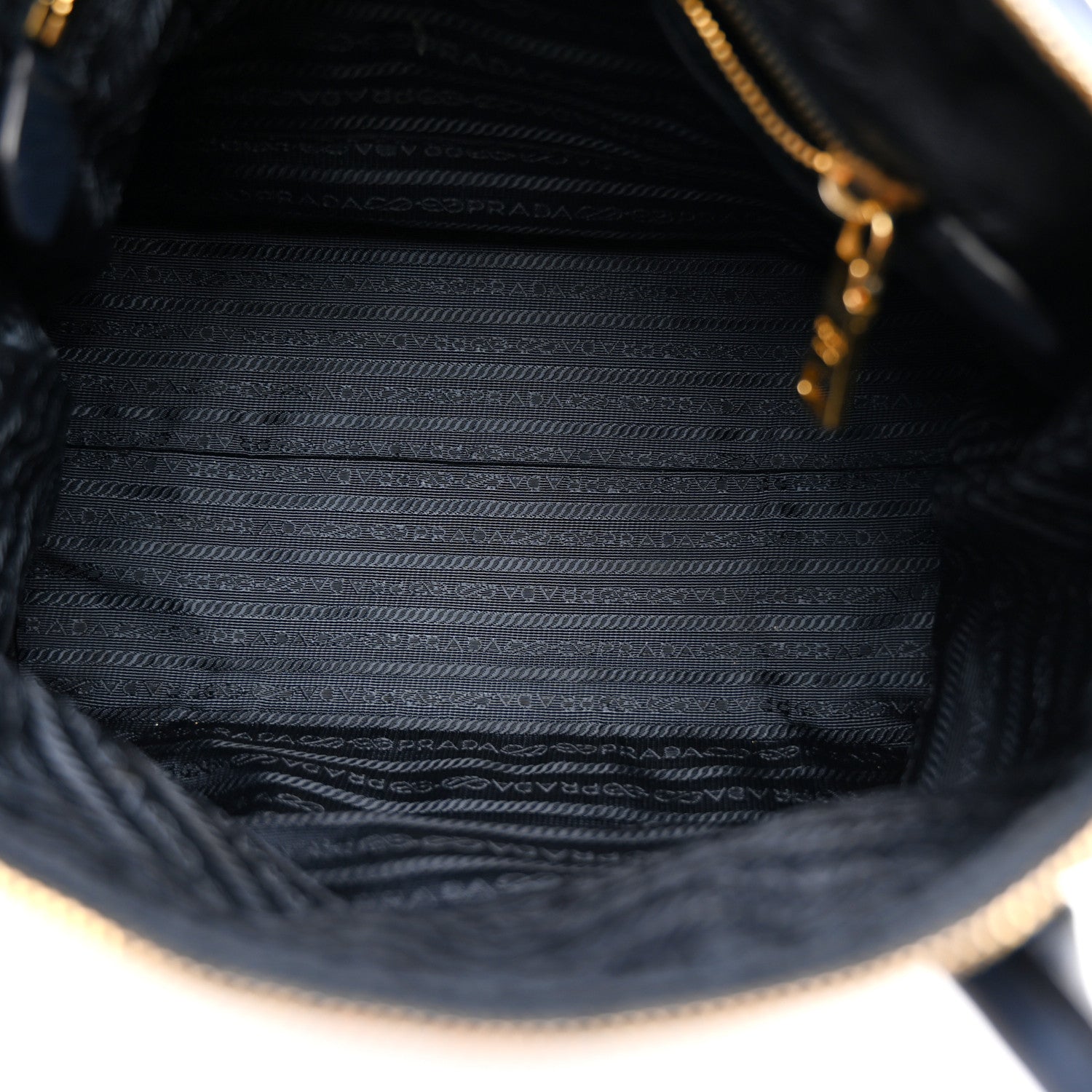 Prada Tessuto Nylon Saffiano Shopping Tote Navy 1830062 – FASHIONPHILE