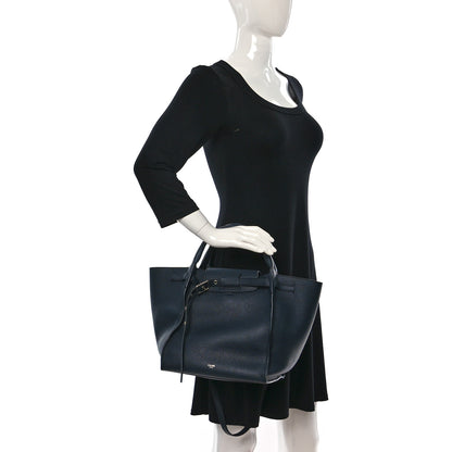 Celine Supple Grained Calfskin Small Big Bag Dark Blue 2 of 15