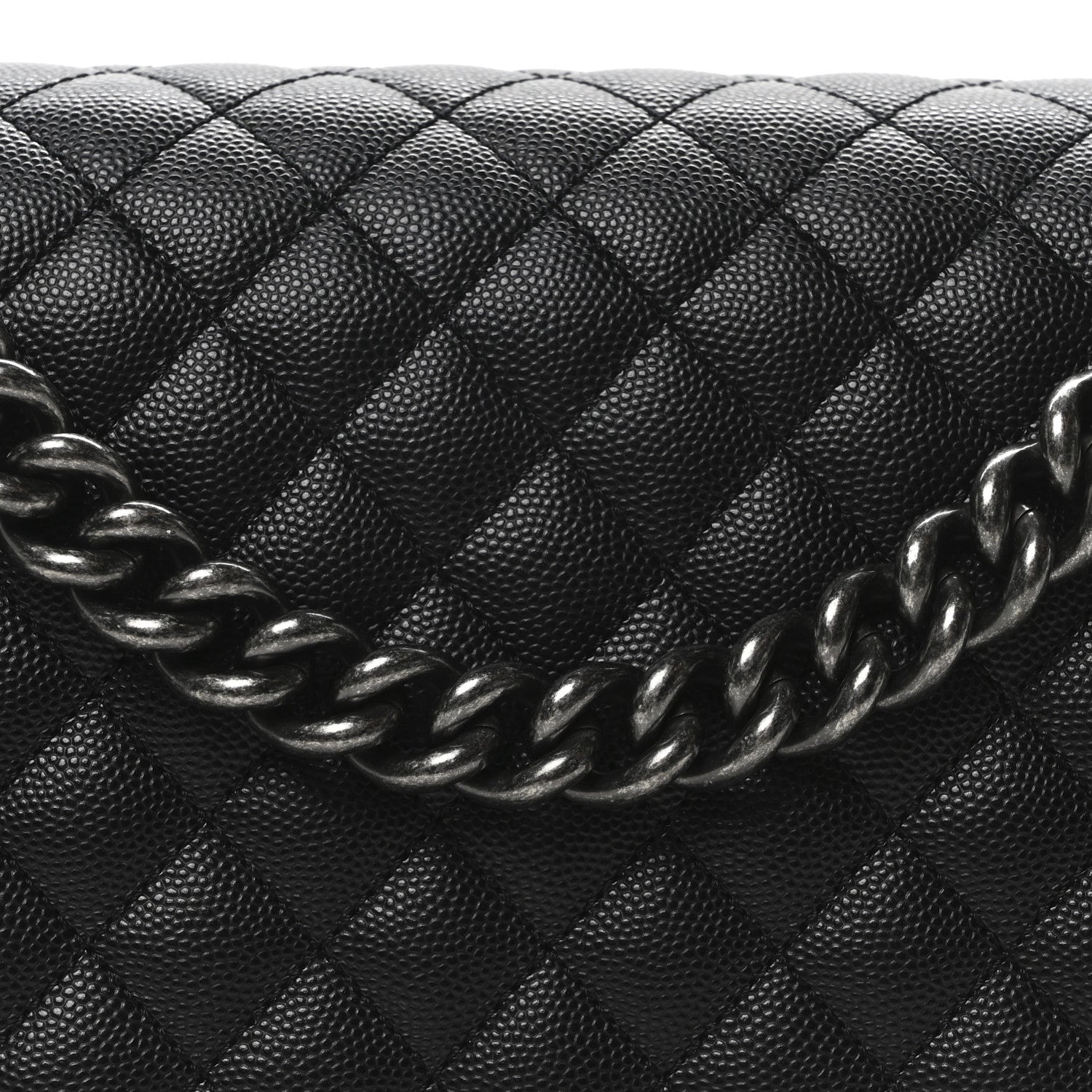 Chanel Caviar Quilted New Medium Boy Flap Black 8 of 10