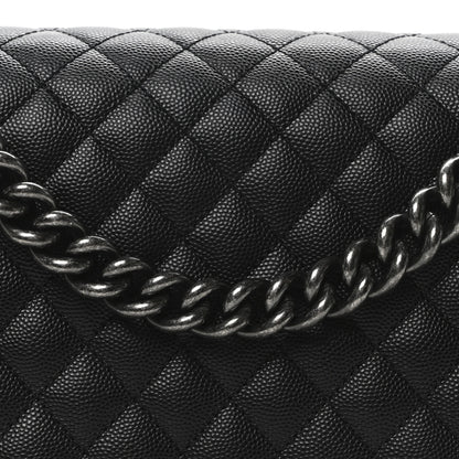 Chanel Caviar Quilted New Medium Boy Flap Black 8 of 10