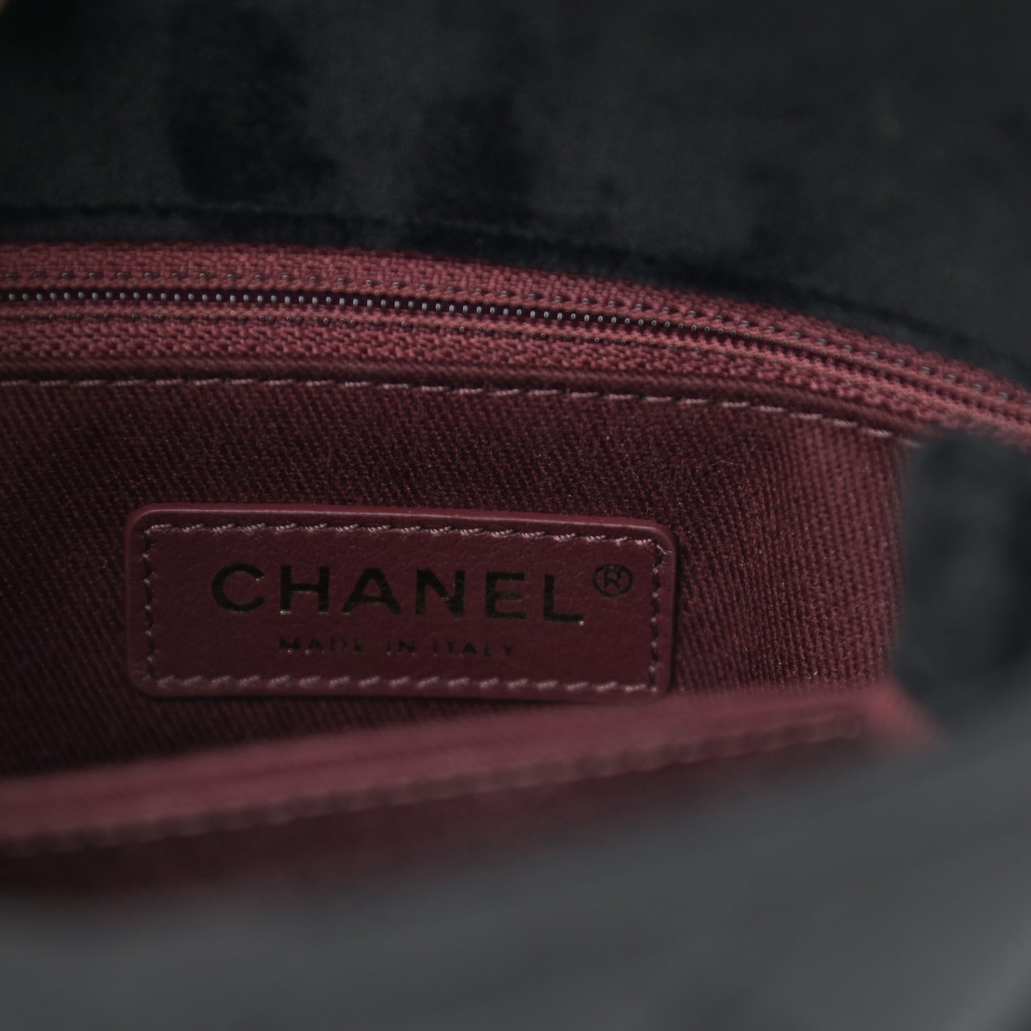 Velvet Crystal Quilted Extra Mini Coco Handle Flap Black