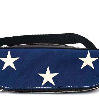 Saint Laurent Canvas Classic Belt Bag Red Blue White 5 of 5