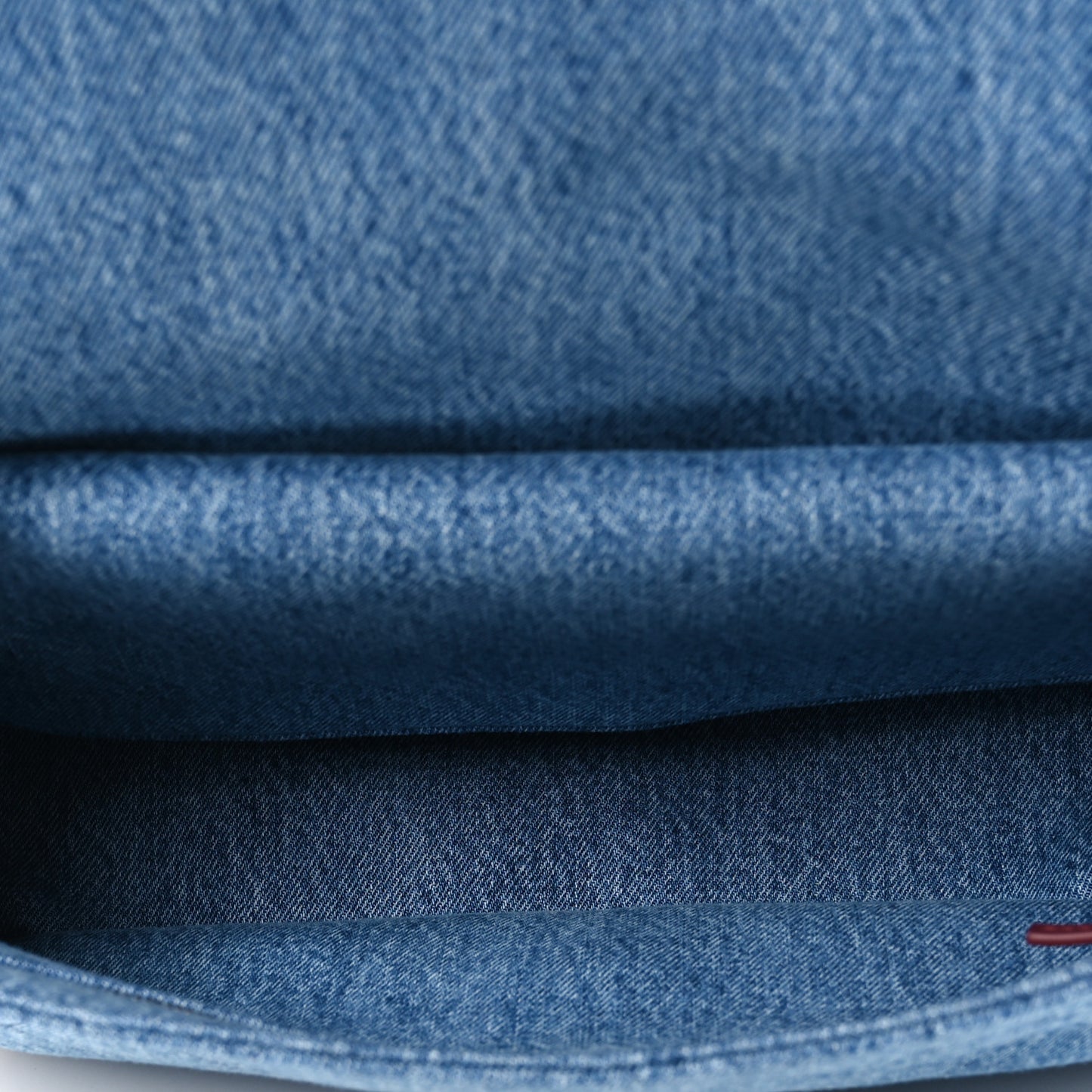 Denim Small Souplissimo Maxi Flap Blue