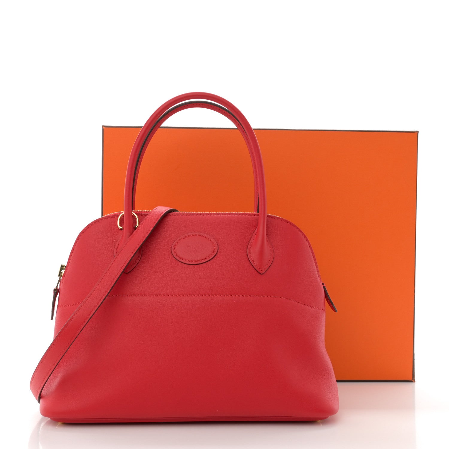 Hermes Swift Bolide 27 Rouge de Coeur 11 of 11