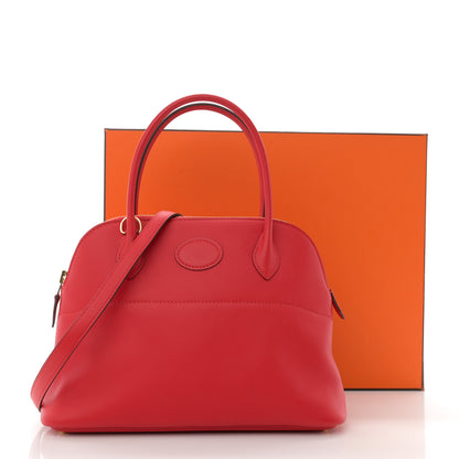 Hermes Swift Bolide 27 Rouge de Coeur 11 of 11
