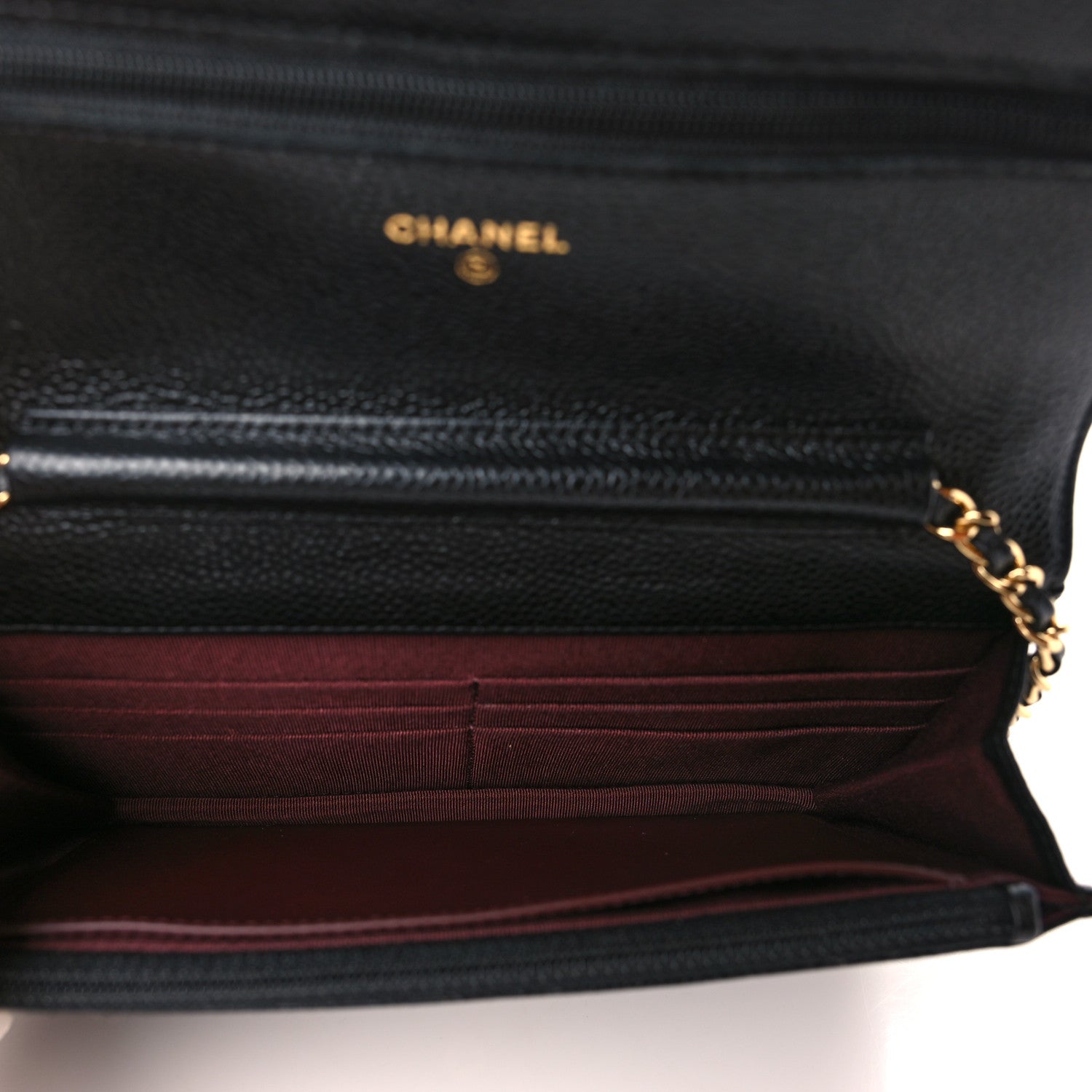 Chanel Caviar Quilted Wallet on Chain WOC Black 5 of 10