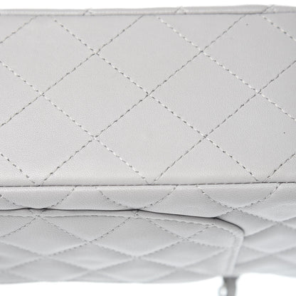 Chanel Lambskin Quilted Mini Rectangular Flap Grey 10 of 10