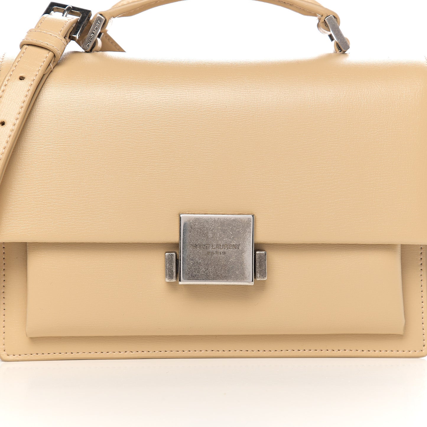 Calfskin Medium Bellechasse Satchel Beige