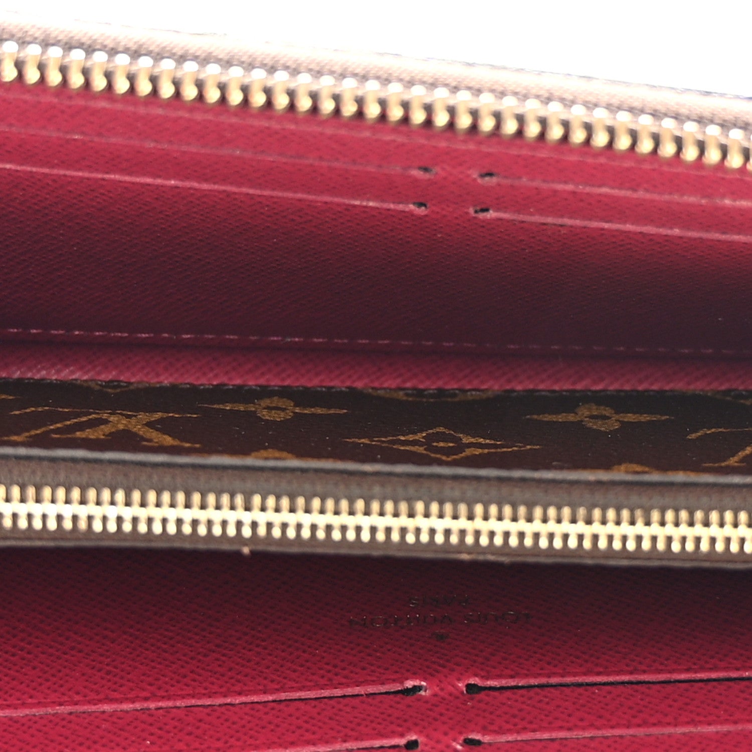 Louis Vuitton Monogram Clemence Wallet Fuchsia 5 of 8