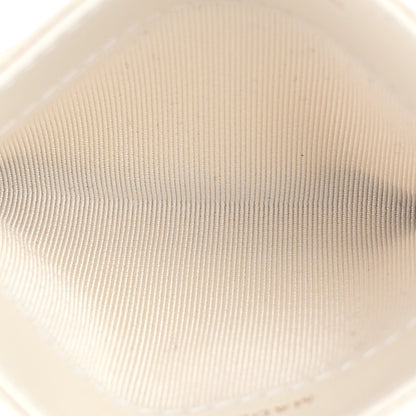 Chanel Caviar Quilted Card Holder White 5 of 9