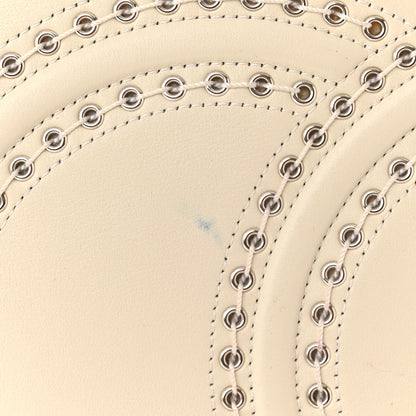 Chanel Calfskin Large Coco Eyelets Shopping Tote White 12 of 13