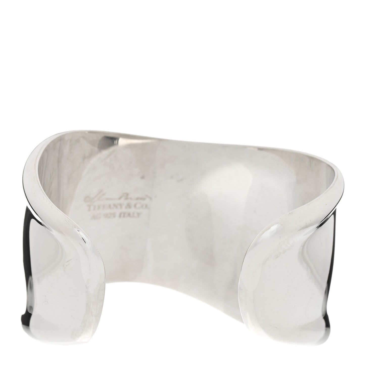 Sterling Silver Small Elsa Peretti Right Wrist Bone Cuff Bracelet