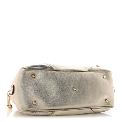 Gucci Goatskin Small Capri Bowler White Gold 4 of 11