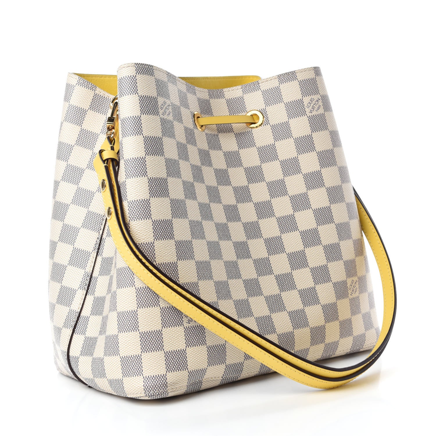 Louis Vuitton Damier Azur Neonoe MM Pineapple 3 of 11