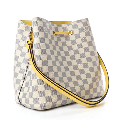 Louis Vuitton Damier Azur Neonoe MM Pineapple 3 of 11