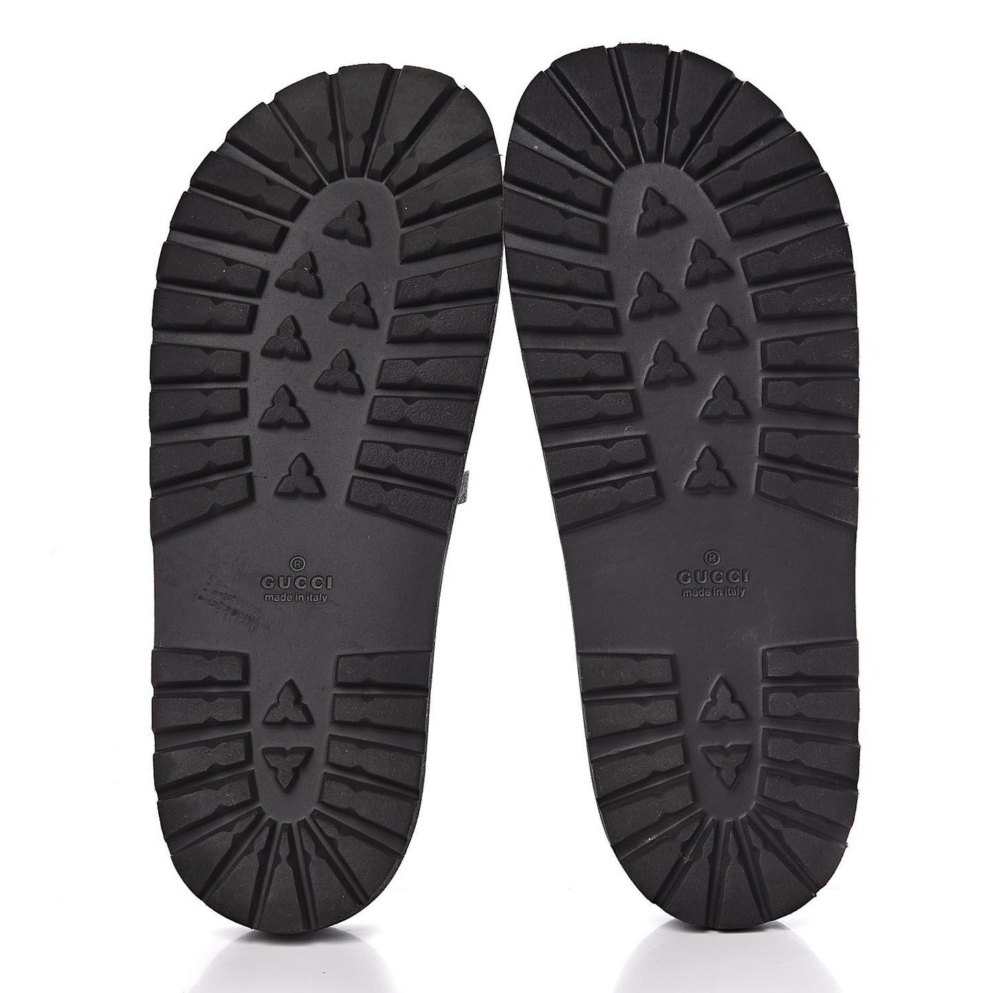 Rubber Web Mens Lug Sole Slide Sandals 10 Black Green Red