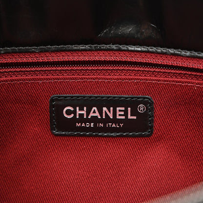 Chanel Glazed Calfskin Quilted Large Coco Soft Flap Black 6 of 10