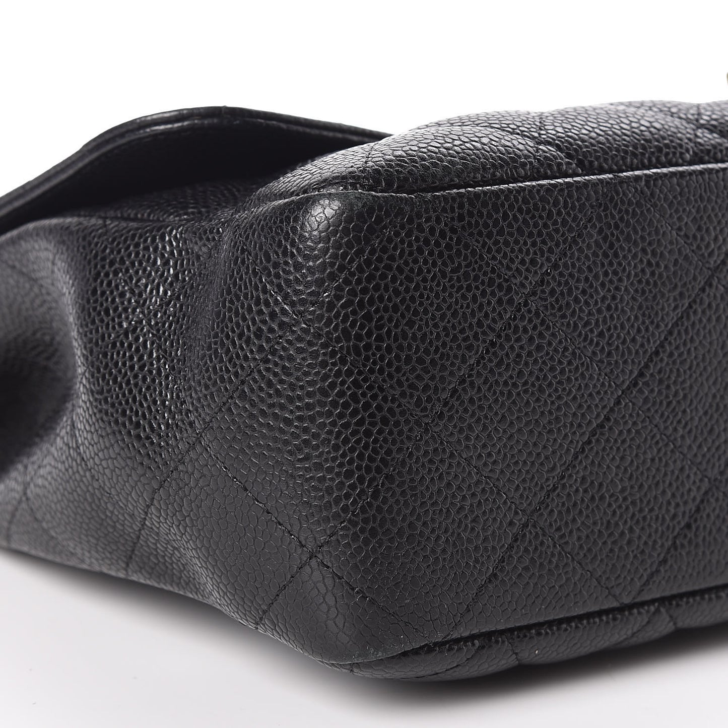 Caviar Quilted Jumbo Single Flap Black
