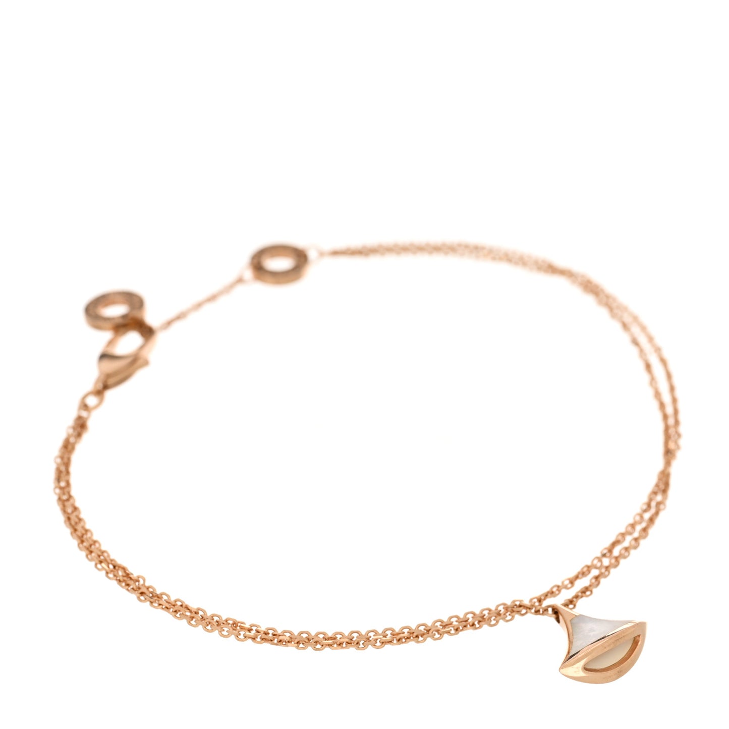 18K Rose Gold Mother of Pearl Divas' Dream Bracelet SM