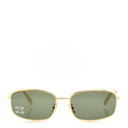 Celine Metal Rhinestone Sunglasses CL40285U Gold 3 of 16