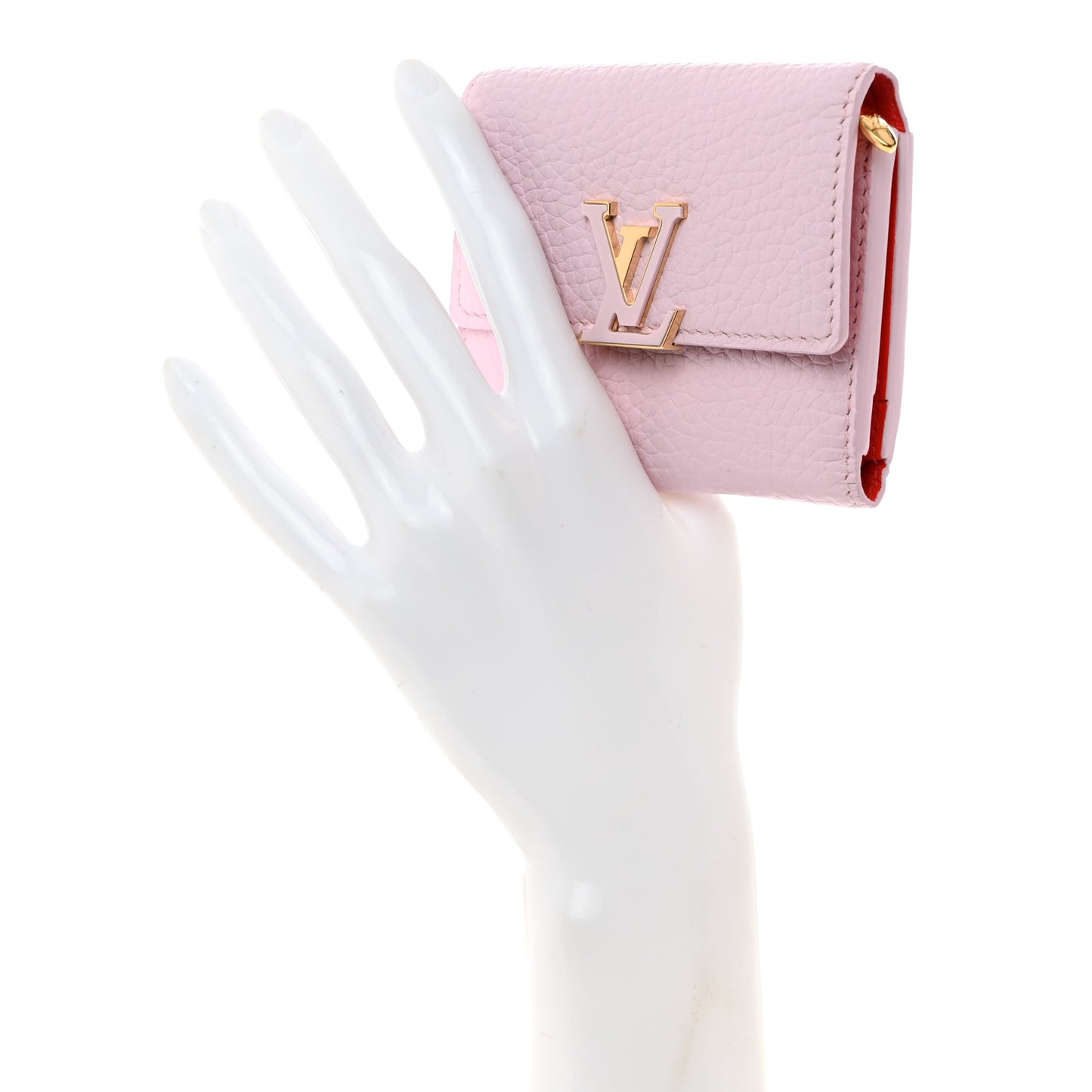 Taurillon Capucines XS Wallet Guimauve