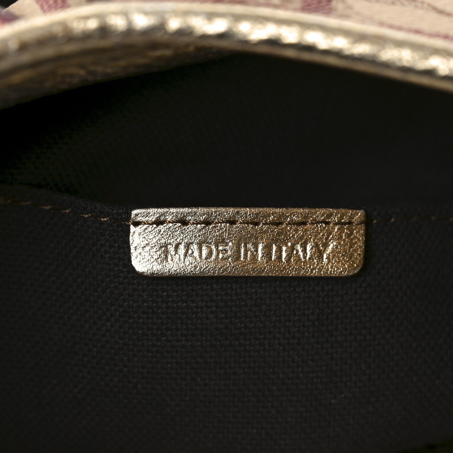 Burberry Haymarket Check Calfskin Claudia Drawstring Hobo Gold 7 of 10