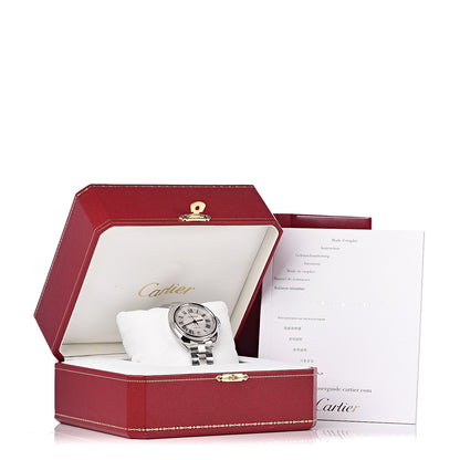 Cartier Stainless Steel 35mm Cle De Automatic Watch 7 of 7