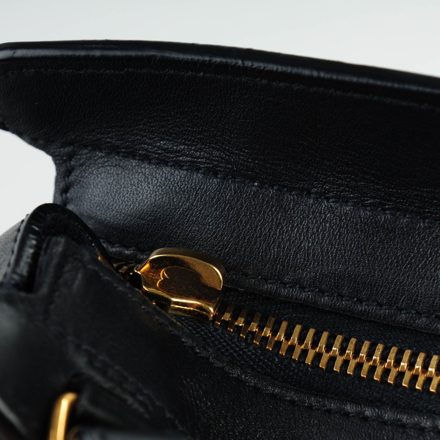 Saint Laurent Calfskin Small Classic Y Cabas Navy Blue 3 of 8