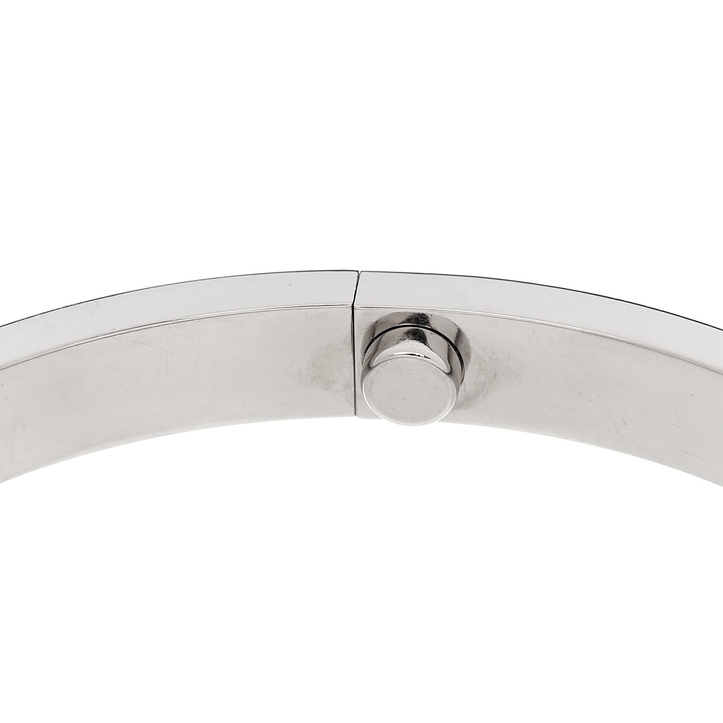 18K White Gold Medium LOVE Bracelet 16