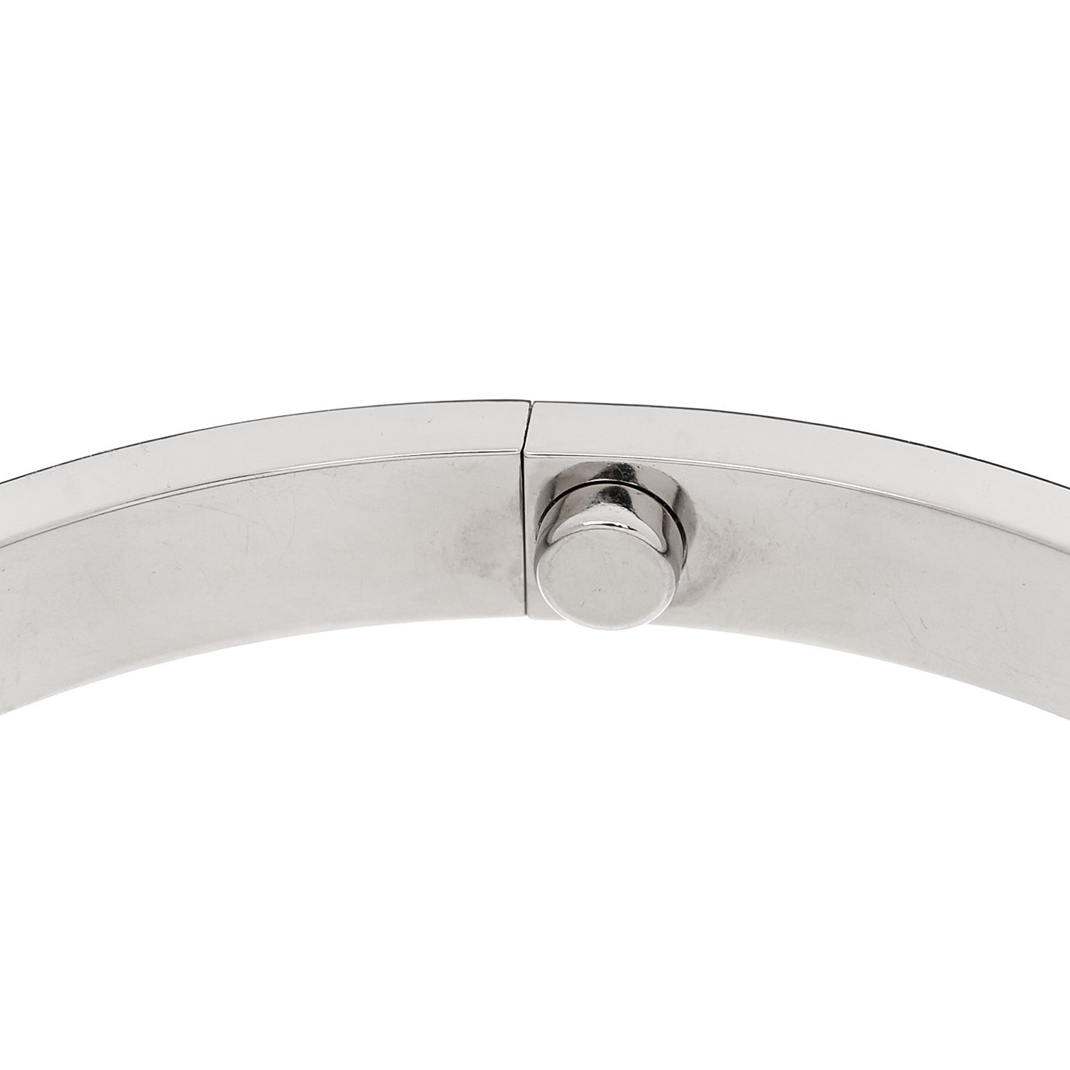Cartier 18K White Gold Medium LOVE Bracelet 16 7 of 8