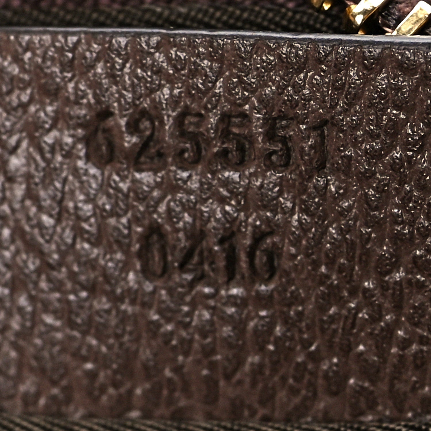Gucci GG Supreme Monogram Textured Calfskin Web Large Ophidia Cosmetic Case Beige Ebony New Acero 7 of 10