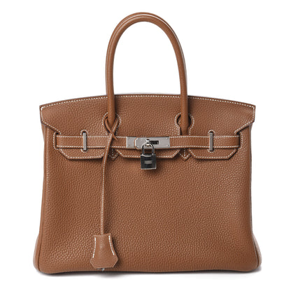 Hermes Togo Birkin 30 Gold 1 of 10