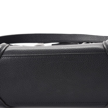 Celine Drummed Calfskin Nano Luggage Black 17 of 17