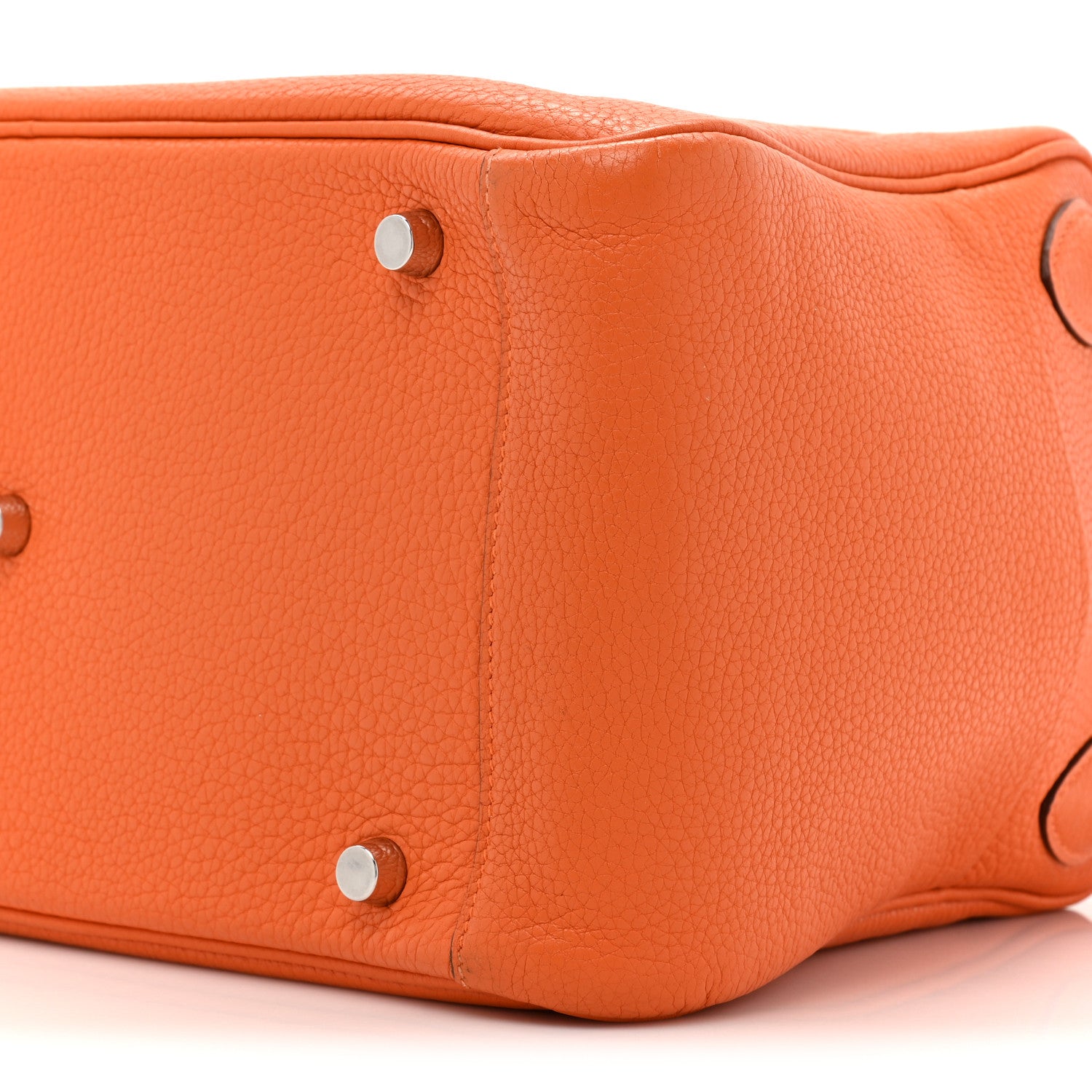 Hermes Taurillon Clemence Lindy 30 Orange 7 of 13