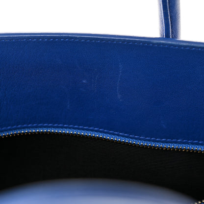 Saint Laurent Calfskin Small Sac De Jour Blue Majorelle 7 of 8