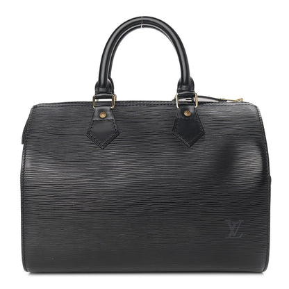 Louis Vuitton Epi Speedy 25 Black 1 of 12