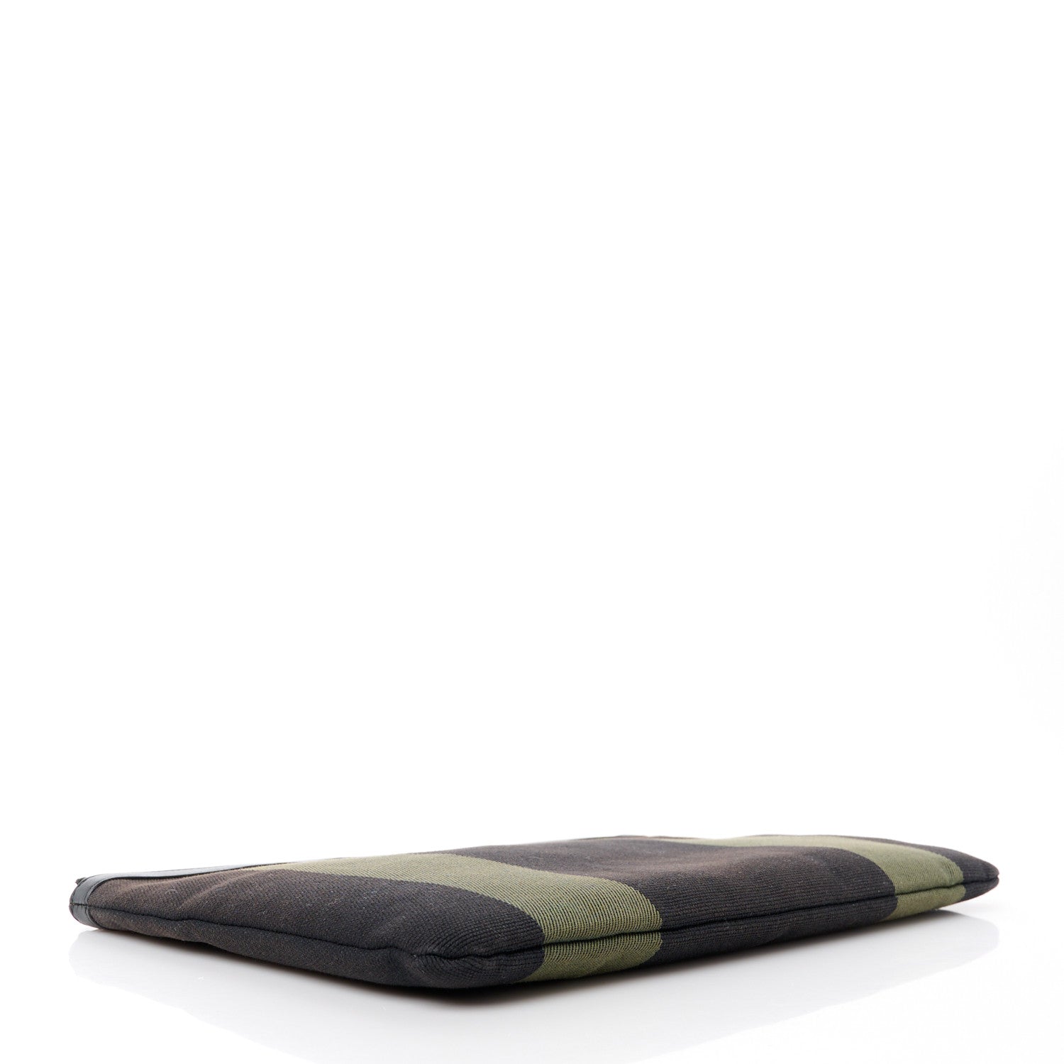 Saint Laurent Classic Cotton Canvas Monogram Pouch Black 4 of 9