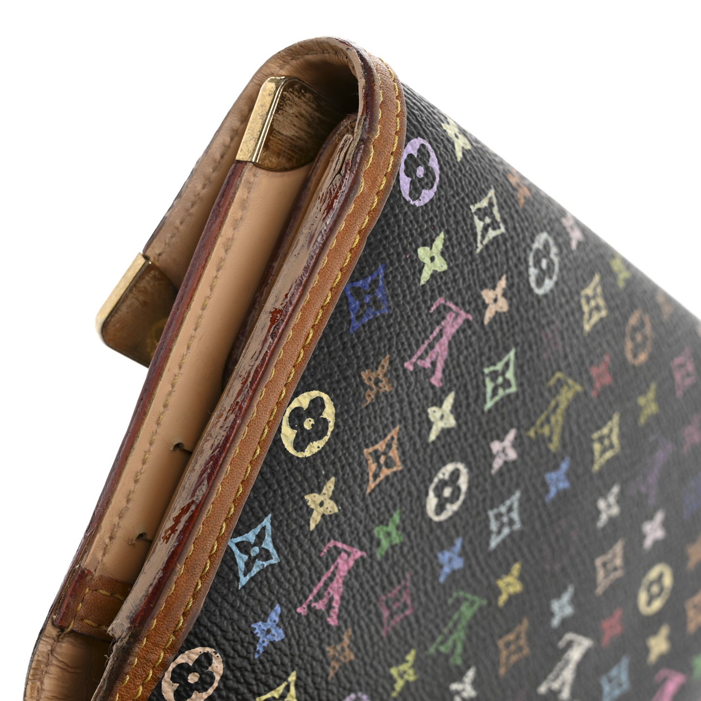 Monogram Multicolor Porte Tresor International Wallet Black