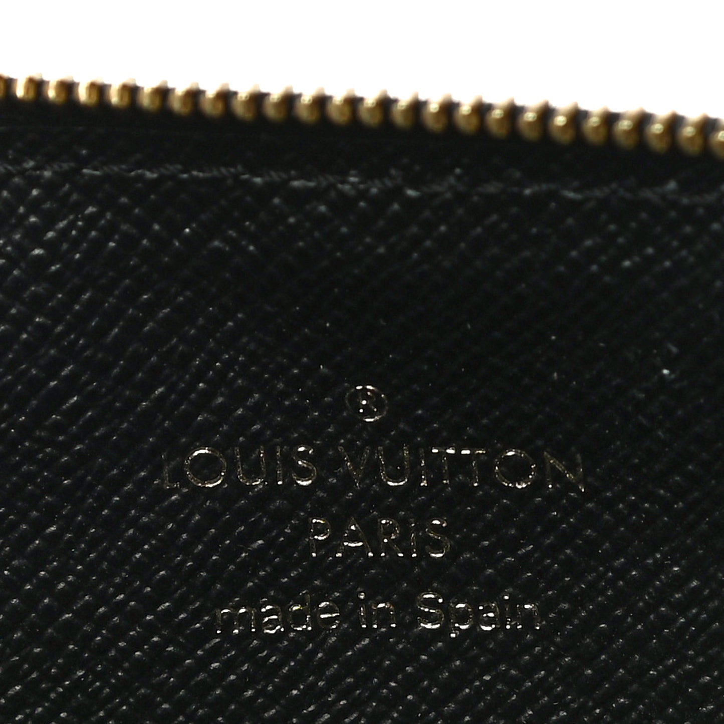 Monogram Slim Purse Black