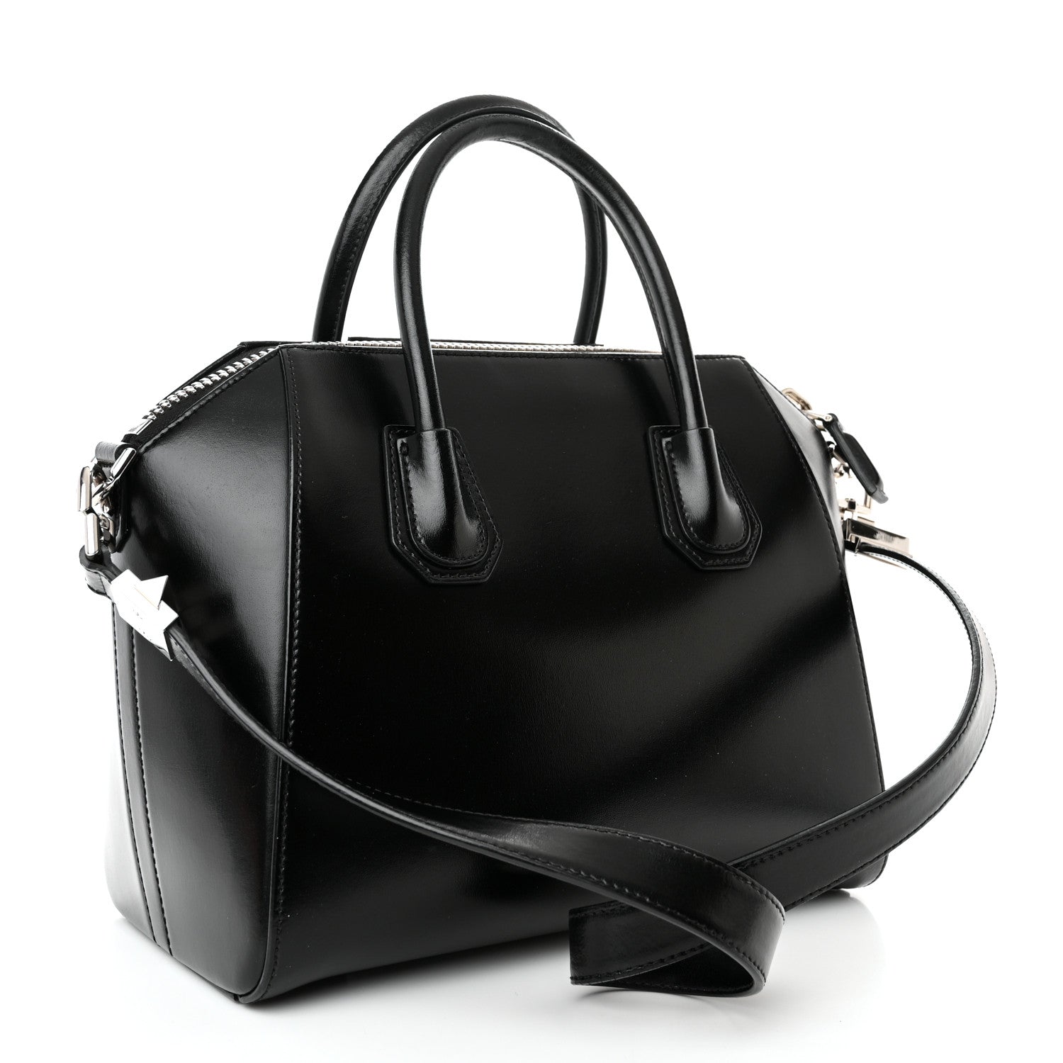 Givenchy Shiny Lord Calfskin Small Antigona Black 3 of 10