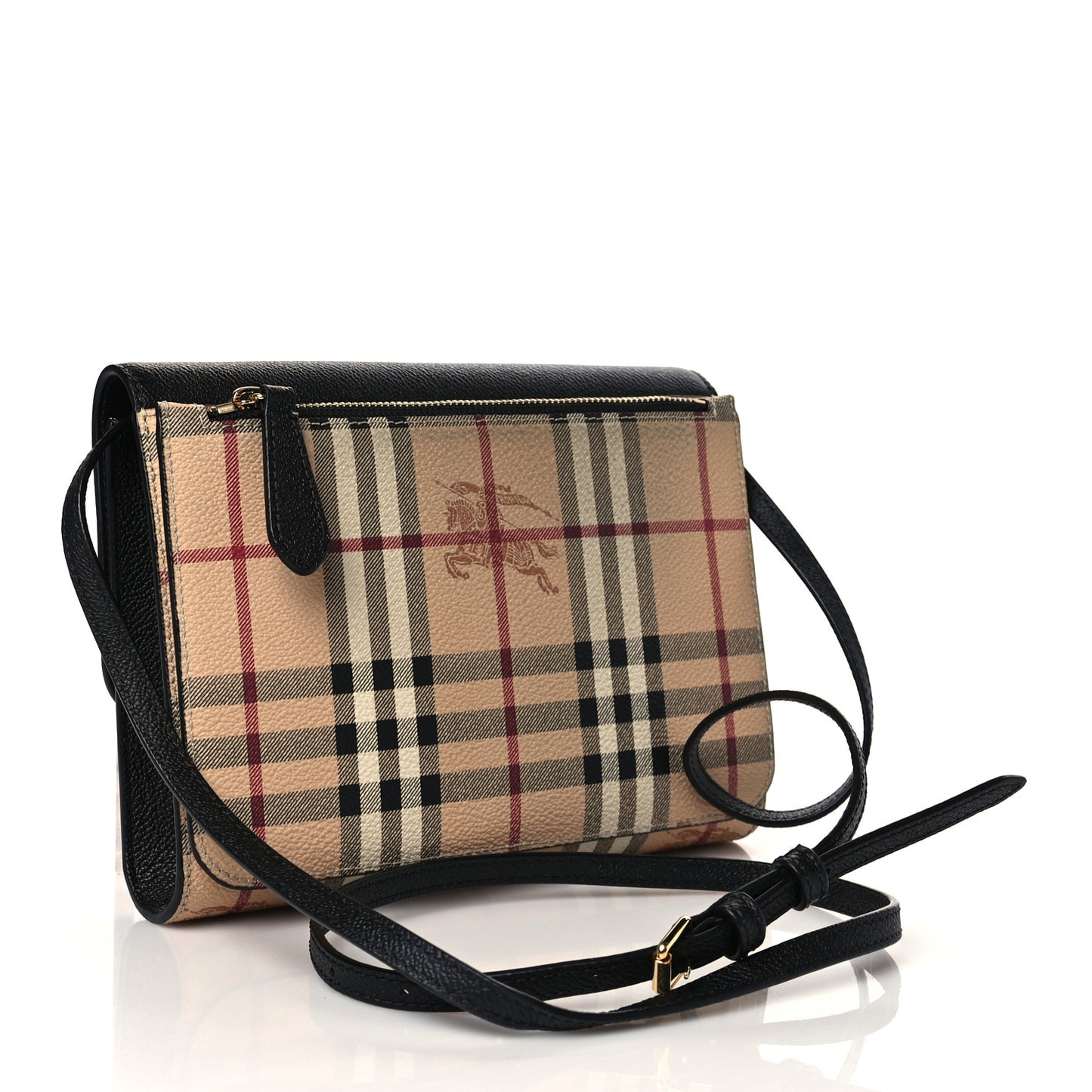 Haymarket Check Small Loxley Crossbody Black