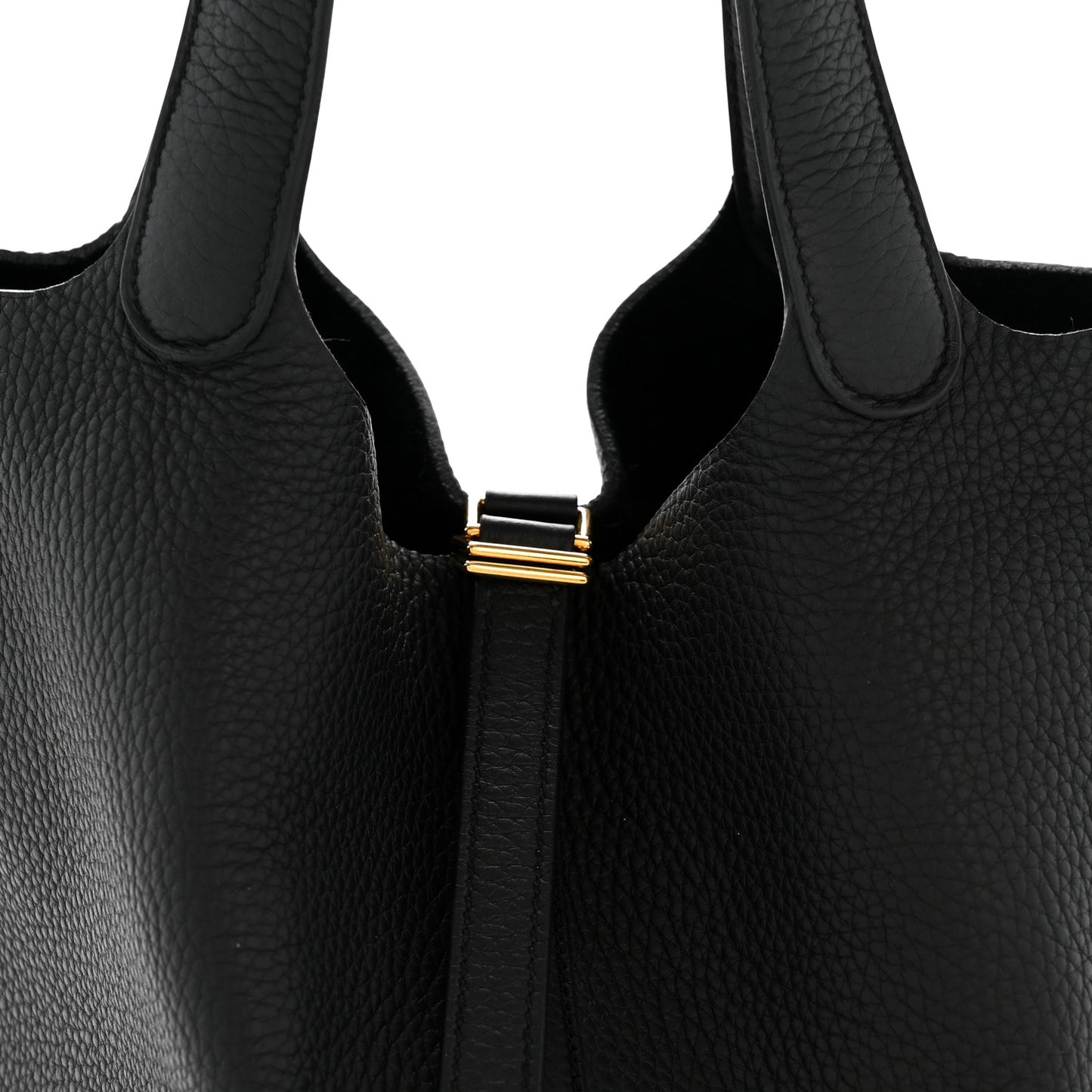 Taurillon Clemence Picotin Lock 22 MM Black