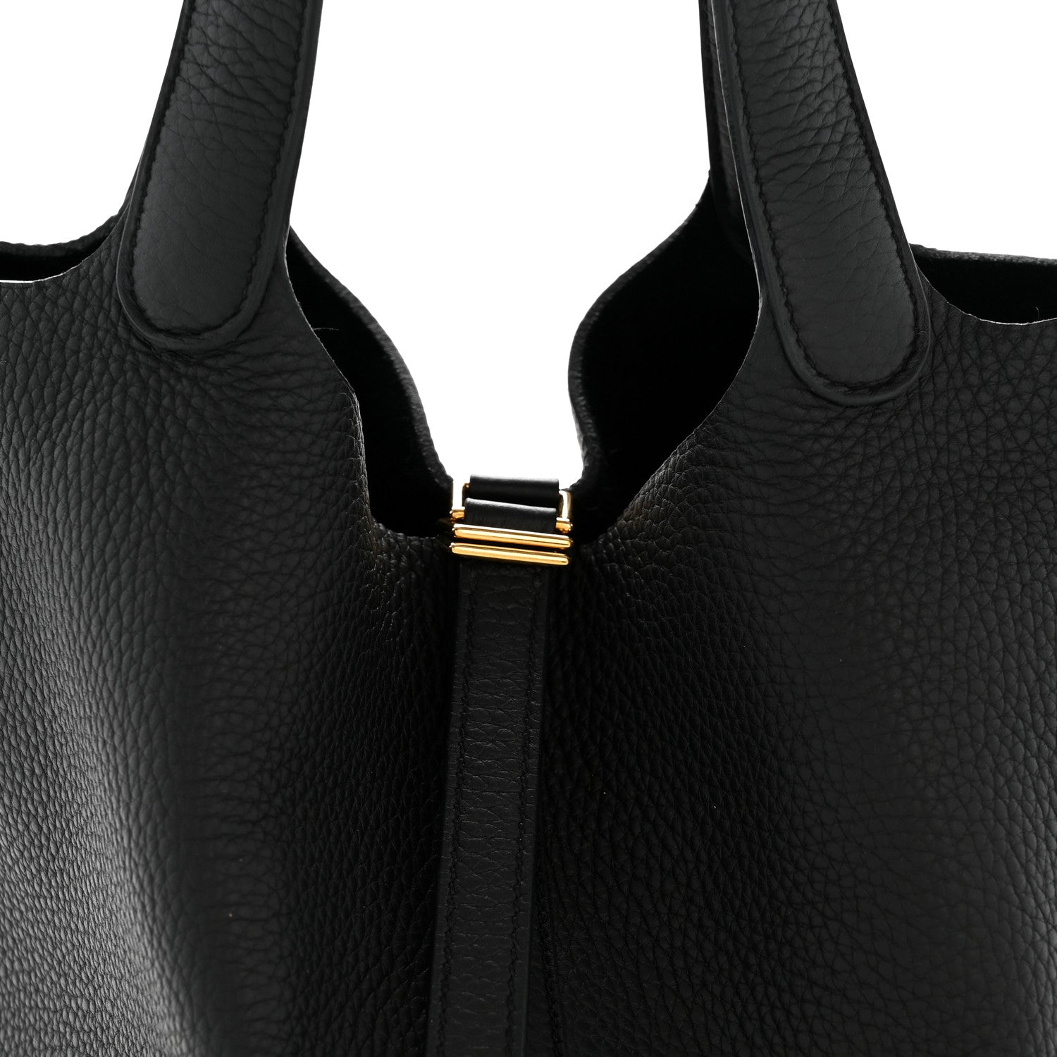 Hermes Taurillon Clemence Picotin Lock 22 MM Black 8 of 11