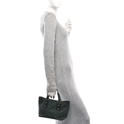 Gucci Monogram Small Jolicoeur Tote Green 2 of 11