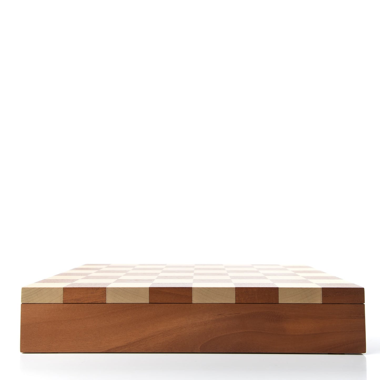 Sycamore Mahogany Lambskin Chess Game